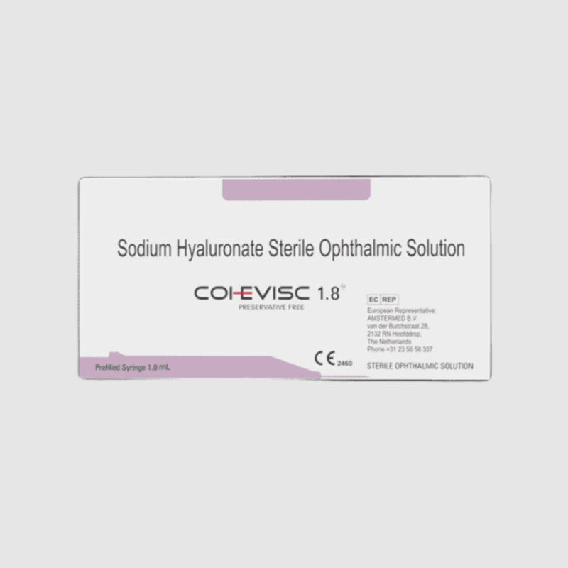 Sodium Hyaluronate Sterile Ophthalmic Solution (18 mg)