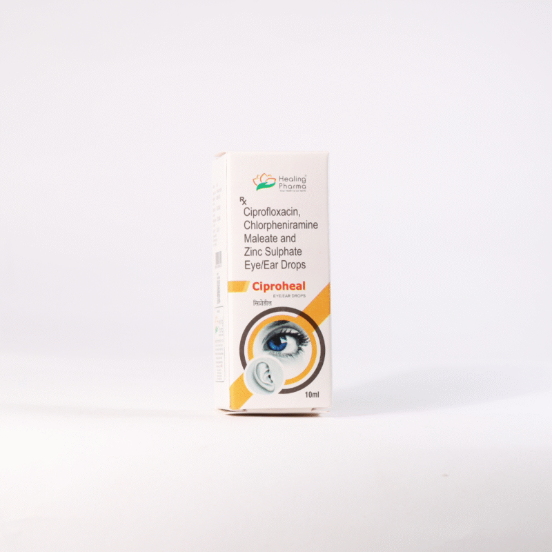 Ciprofloxacin, Chlorpheniramine Maleate, and Zinc Sulphate Eye/Ear Drops