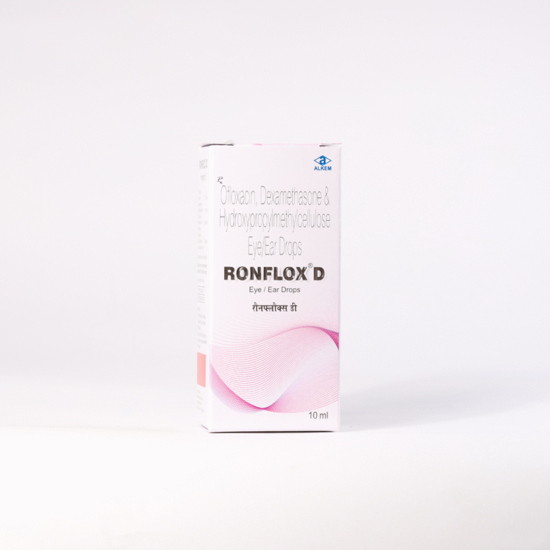 Ofloxacin, Dexamethasone & Hydroxypropylmethylcellulose Eye/Ear Drops