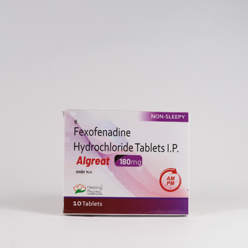Fexofenadine Hydrochloride Tablets I.P 180mg