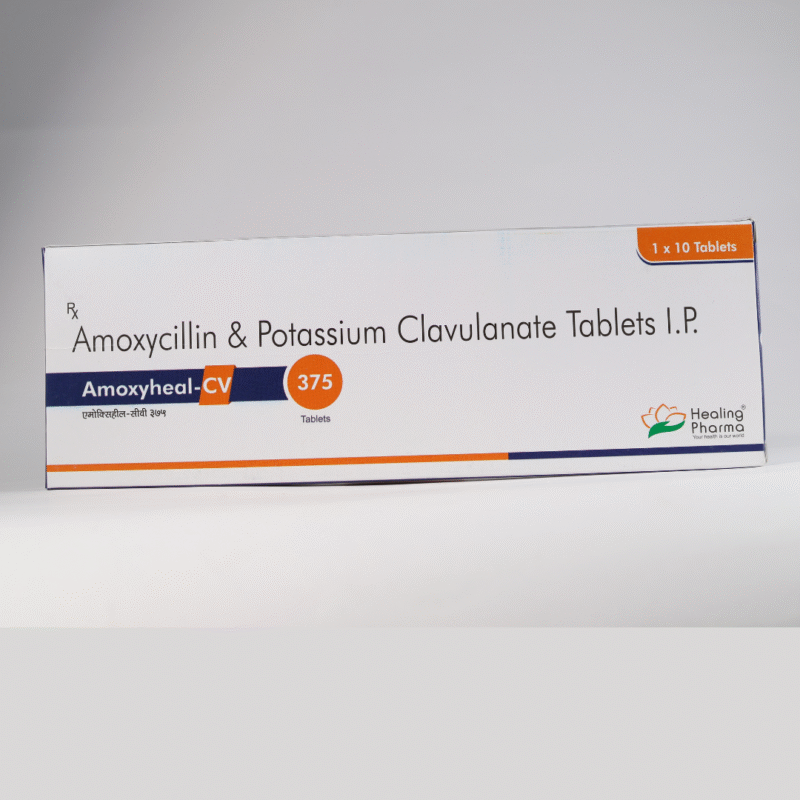 Amoxycillin & Potassium Clavulanate Tablets IP - 375