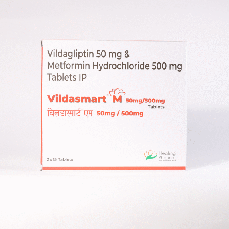 Vildagliptin 50 mg & Metformin Hydrochloride 500 mg Tablets IP